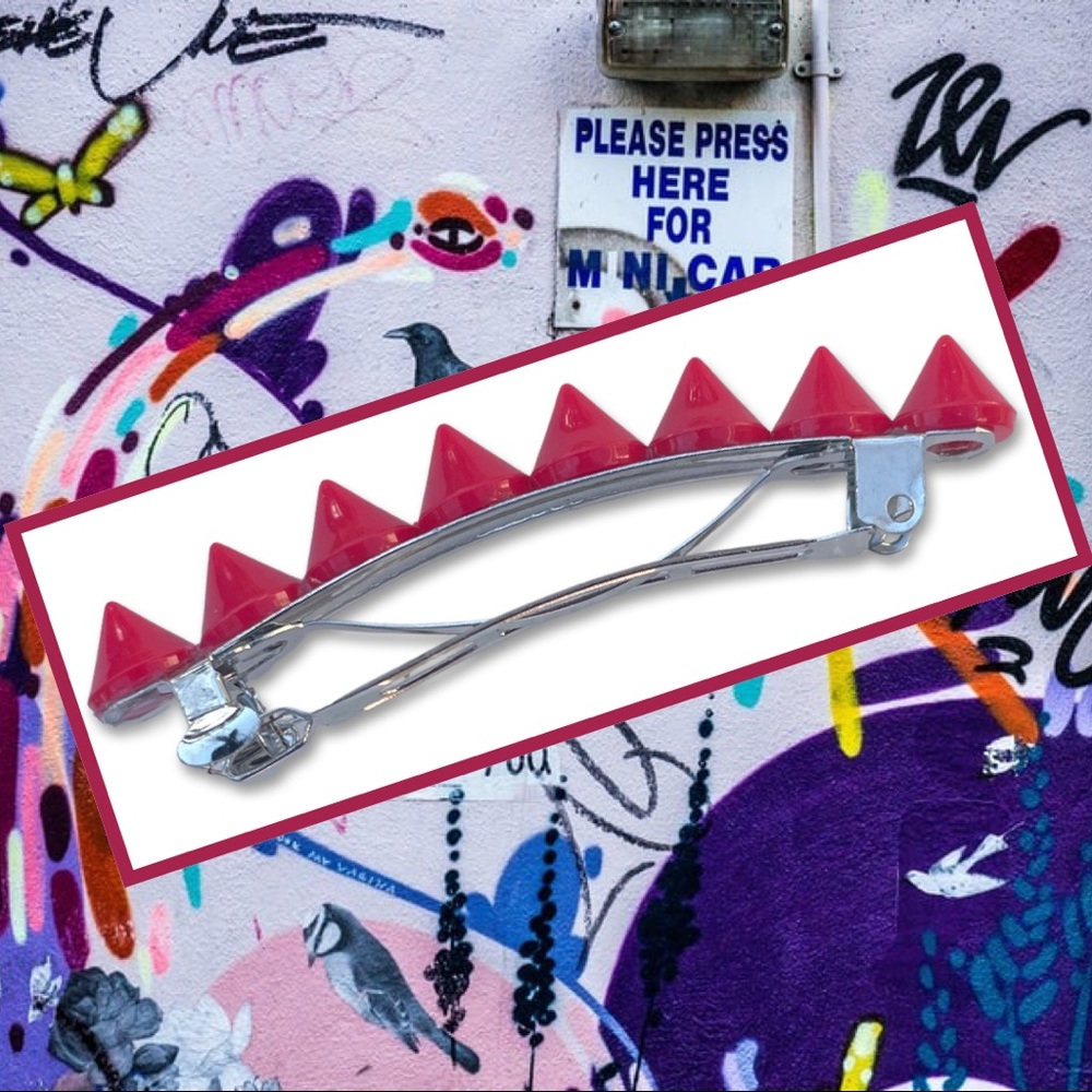 Neon Spike Hair Clip